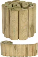 Rolborder Gartenpalisade aus Holz 4-5x15x100cm
