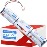 Kraftmax Akku für Velux Solarfenster Dachfenster Rollladen 10,8V / 2000mAh NiMH mit Kabel und Stecker 946933