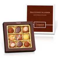 Pralinenbote - 9 handgefertigte Pralinen Klassiker von deutschen Chocolatiers, 110 g