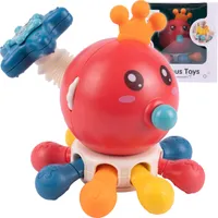 MalPlay Rassel Sinnesspielzeug sensoriches Baby Beißring Montessori Kugel ab 18M Greifling Motorikspielzeug