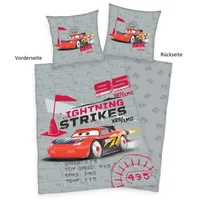 Komplet pościeli Disney Cars 2szt 135 x 200 cm 80 x 80 cm