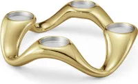 Georg Jensen - Cobra Kerzenhalter, goldfarben