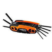 Neo Tools 8 tlg. Innensechsrundschlüssel-Set