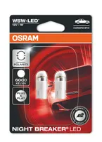 Par de bombillas H7 LED OSRAM 12V 19W Night Breaker + 220% de brillo -  Paquete