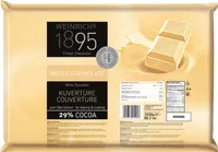 Weinrichs Weiße Kuvertüre Schokolade Backzutat 2500g