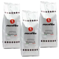 3 x 1kg Mocambo Kaffee Brasilia ganze Bohne Espresso 3kg