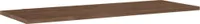 Waschtischplatte Jungborn 1410 x 460 mm Nussbaum gebürstet ohne Ausschnitt