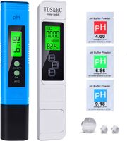 Digitale PH Messgerät 4-in-1 Digital Wasserqualität Tester Set Digitale Wassertester mit LCD Anzeige