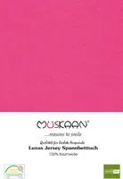 Jersey Spannbettlaken 140x200 - 160x200 cm Magenta / Pink - 100% Baumwolle