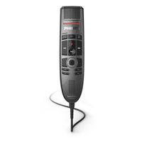 Philips SMP3700 SpeechMike Premium Touch, USB-Diktiermikrofon für kristallklare Aufnahmen und beste Spracherkennungsergebnisse, Bedienung per sensorischem Bedienfeld und Drucktasten, Anthrazit