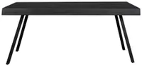 Suri Esstisch 180x90cm Schwarz