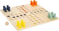 Small Foot Ludo XL (11783) fördert Zahlen- und Farbverständnis, mit Stoffbeutel