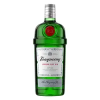 Tanqueray London Dry Gin, Spirituose für Gin & Tonic, 43,1% vol, 1000ml Einzelflasche