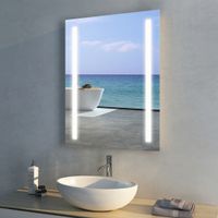 Mai & Mai Design LED-Spiegel 1000x700mm Wohnen & Einrichten Wohnaccessoires Spiegel Badspiegel 