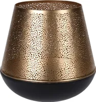 Metalowy świecznik Latarnia złota Ø 24 cm