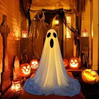 Halloweenowa dekoracja ogrodowa, przerażające duchy ze światłem LED, 85 cm stojące duchy Halloween Indoor Party Front Yard Patio Lawn Decoration