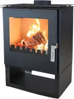 Kaminofen Holz Rheia Holzofen 5 kW Kamin Ofen Dauerbrandofen Werkstattofen Schwedenofen Hüttenofen Heizofen