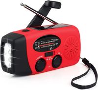 Solar Radio Kurbelradio Multifunktion Tragbares Outdoor für Notfälle mit Handkurbel LED Taschenlampe Powerbank FM/AM Notfallradio