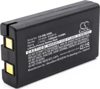 vhbw Akku kompatibel mit Dymo XTL 300 Drucker Kopierer Scanner Etiketten-Drucker (1300 mAh, 7,4 V, Li-Polymer)