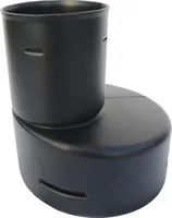 Pipelife Agrodrän Reduzierstück für Drainagerohr Kunststoff schwarz NW 200 mm / 100 mm