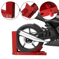 Yakimz Motorradständer Montageständer Motorradheber hinten Montagehilfe vorn Wippe Transportständer Vorderrad Montageständer für Motorräder