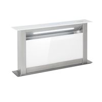 Klarstein Downdraft digestor, výsuvný digestor, tichý digestor s filtrom, digestor 60 cm, digestor s recirkuláciou/vzduchu s 10 stupňami, digestor s 576 m³/h prietoku vzduchu