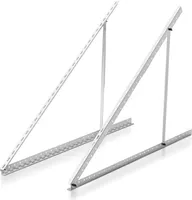 Jopassy 41" Solarpanel Halterung 104cm Solarmodulhalterung Solarhalterung Befestigung für Boote, Wohnmobile Verstellbar 1040mm