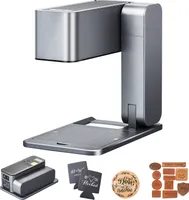 SucceBuy Przenośna grawerka laserowa, prędkość 600 mm/s, 5 W, ręczna maszyna do grawerowania i cięcia, zestaw DIY do metalu, drewna, skóry, akrylu, szkła