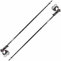 Leki Carbon 14 3D Black/Dark Anthracite/Bright Red 120 cm Lyžiarske palice