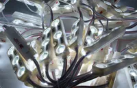 1x moduł Samsung 3-LED Zimny biały pasek SMD 5730 1.2W z klejem 3M IP67 Kąt wiązki 160° Wodoodporny DC 12V 66*15mm Biały