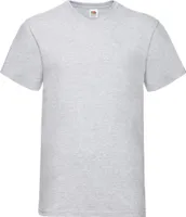 Fruit of the Loom Valueweight V-Neck T Farbe: graumeliert Größe: M