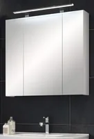 trendteam Koupelnová zrcadlová skříňka Devon White Melamin/Zrcadlové sklo 80 x 75 x 16 cm
