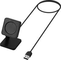 kwmobile USB Ladegerät kompatibel mit Amazfit GTS4 / GTR4 / GTR4Pro / GTS3 / GTR3 / GTR3Pro - USB Kabel Charger Stand - Smart Watch Ladestation -