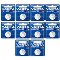 Varta - 10x CR2430 Knopfzelle 3V Batterie Varta
