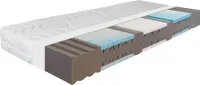 Matrac Ortho Dynamic 90x190, výška 19 cm, 7-zónový gélový matrac H2&H3, vyrobené v Nemecku