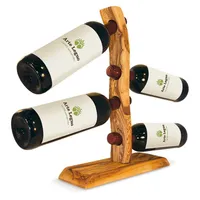 Ente Trinkend 34cm Flaschenhalter | Holz | Lustige Weinflaschen Aufbewahrung