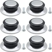 6 Stücke Hitzebeständige Topfdeckelknopf Ersatzgriff Universalgriff für Topfdeckel Pfannendeckel Kochgeschirr Topfdeckelgriff Ersatzdeckelknöpfe für Home Küche