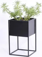Blumenständer, Blumenhocker, Blumentopfständer Modern Pflanzenstand Pflanzenständer Pflanzenhocker, im Loft-stil, Stahl pulverbeschichtet Höhe 40cm