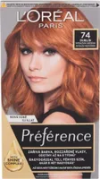 L'Oréal Paris Préférence Féria farba na vlasy 74 Dublin 60ml W