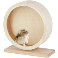 Hamsterlaufrad aus Holz/Kork Kerbl Ø 22cm