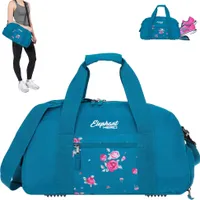 Sporttasche Elephant Hero Signature Tasche Sport Fitness Kindertasche Jungen Mädchen Schuhfach 12846 Blue Flower