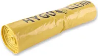 Müllsäcke 240 Liter LDPE 9x10 Stück 40 my 115x135 cm 100 % Recyclingmaterial Gelb
