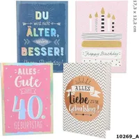 DEPESCHE Zahlengeburtstagskarten 0 0 0