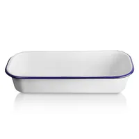 Karl Krüger 147/32B Brot-& Kuchenform "Husum" emailliert, 32 cm