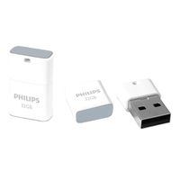 Philips USB-Stick 32GB Pico, USB 2.0, Farbe: Grau