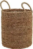 Seegraskorb mit Henkeln 30x32cm foliert