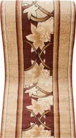 Teppichläufer Läufer, 1912d-lightbeige, Beige Braun, 90 x 500 cm