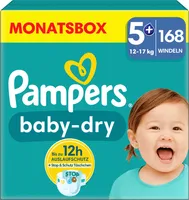 Pampers Windeln Größe 5+ (12-17kg) Baby-Dry