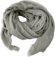 Niklarson Schal Tuch kieselgrau 190x100cm Damen Poncho Stola Pareo Viskose T2029