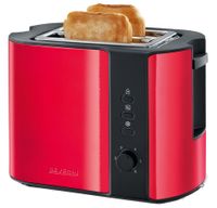 SEVERIN 2-Scheiben-Toaster AT 2217 800 Watt rot / schwarz